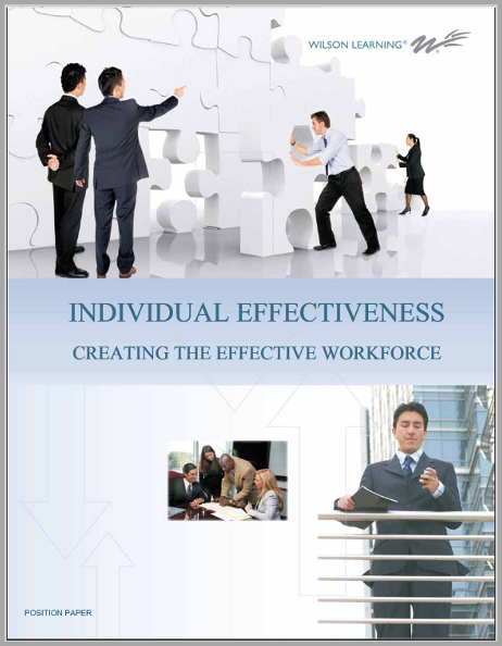 Individual Effectiveness: Creating the Effective Workforce