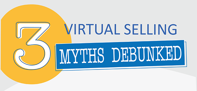 Trois mythes de vente virtuelle démystifiés (Infographic)