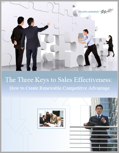 Les trois clés du développement de la vente consultative : Comment créer un avantage compétitif renouvelable.