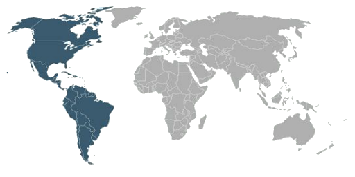 América del Norte y del Sur