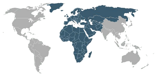 Europe, Moyen-Orient, Afrique