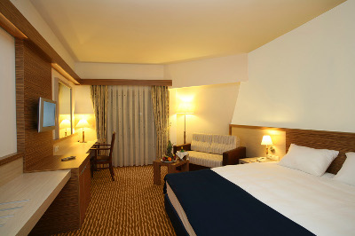 One hotel room looks pretty much like another